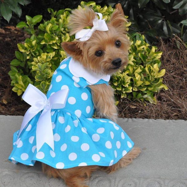 Female Dog Clothes Cute Girl Dog Dress Winter Pet Clothing Outfit
