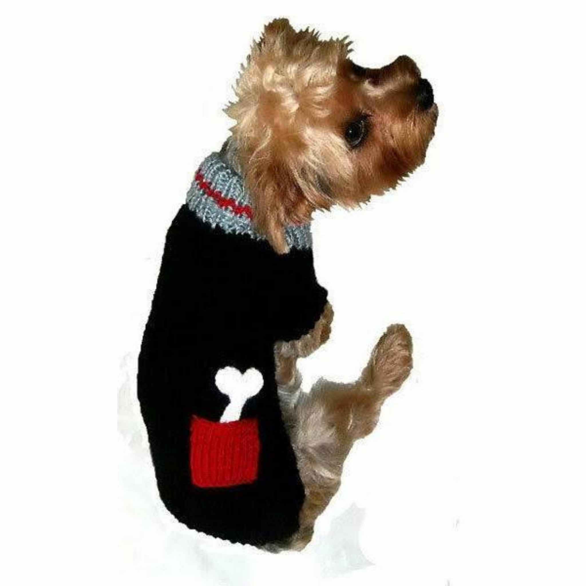 Black store dog sweater