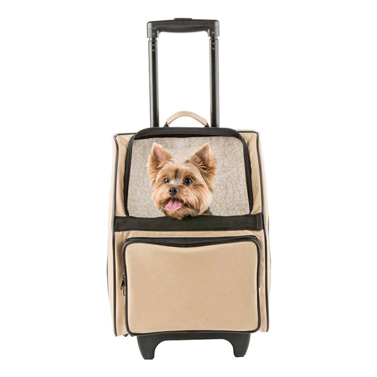 Pet fashion carrier backpack with wheels